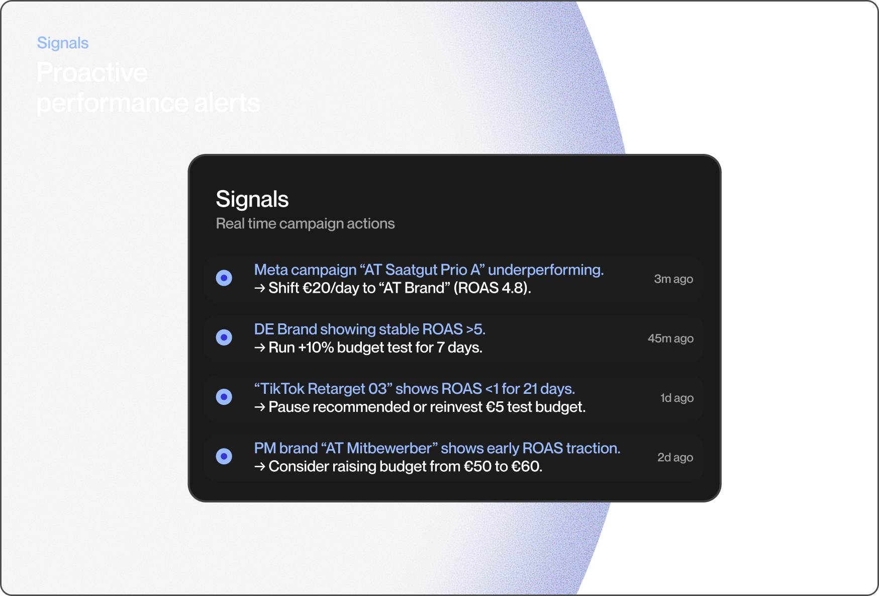 Nylo smart alerts for brands
